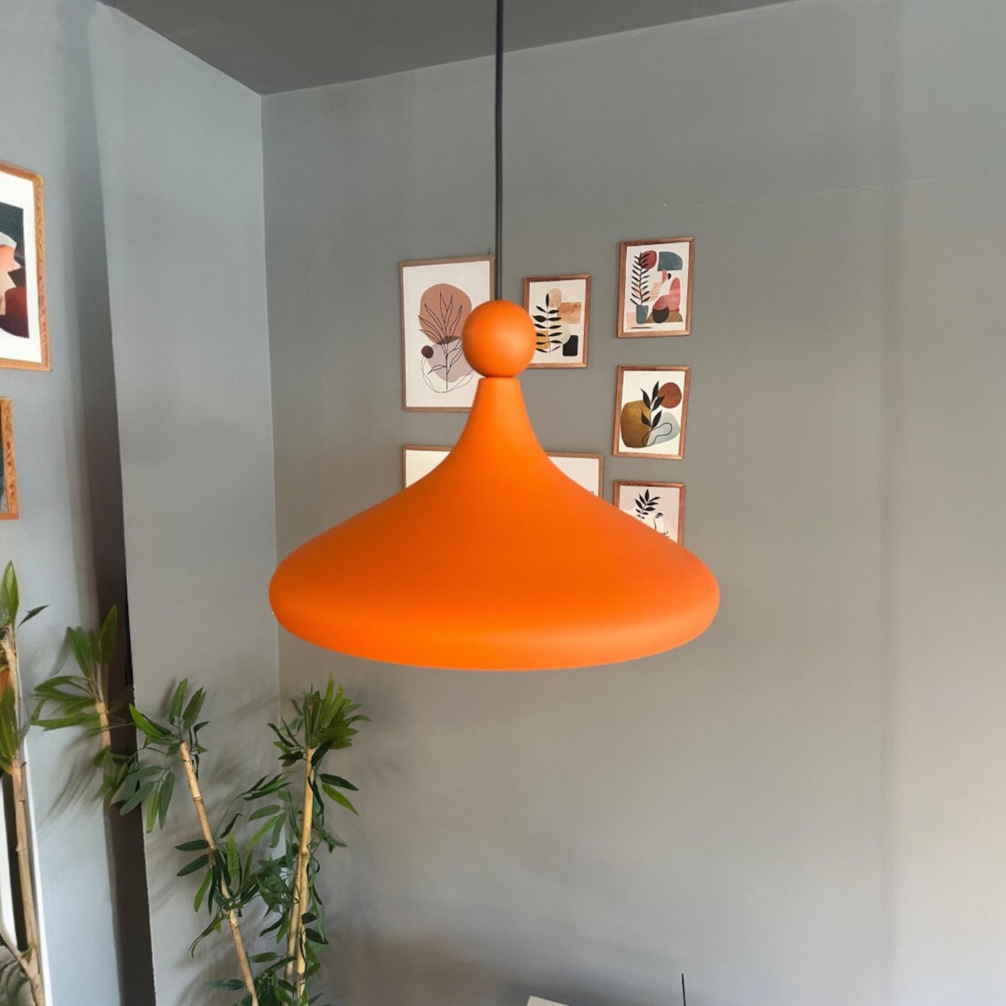 Pendelleuchte Wulst Metall Ø35cm, Modern Hängelampe