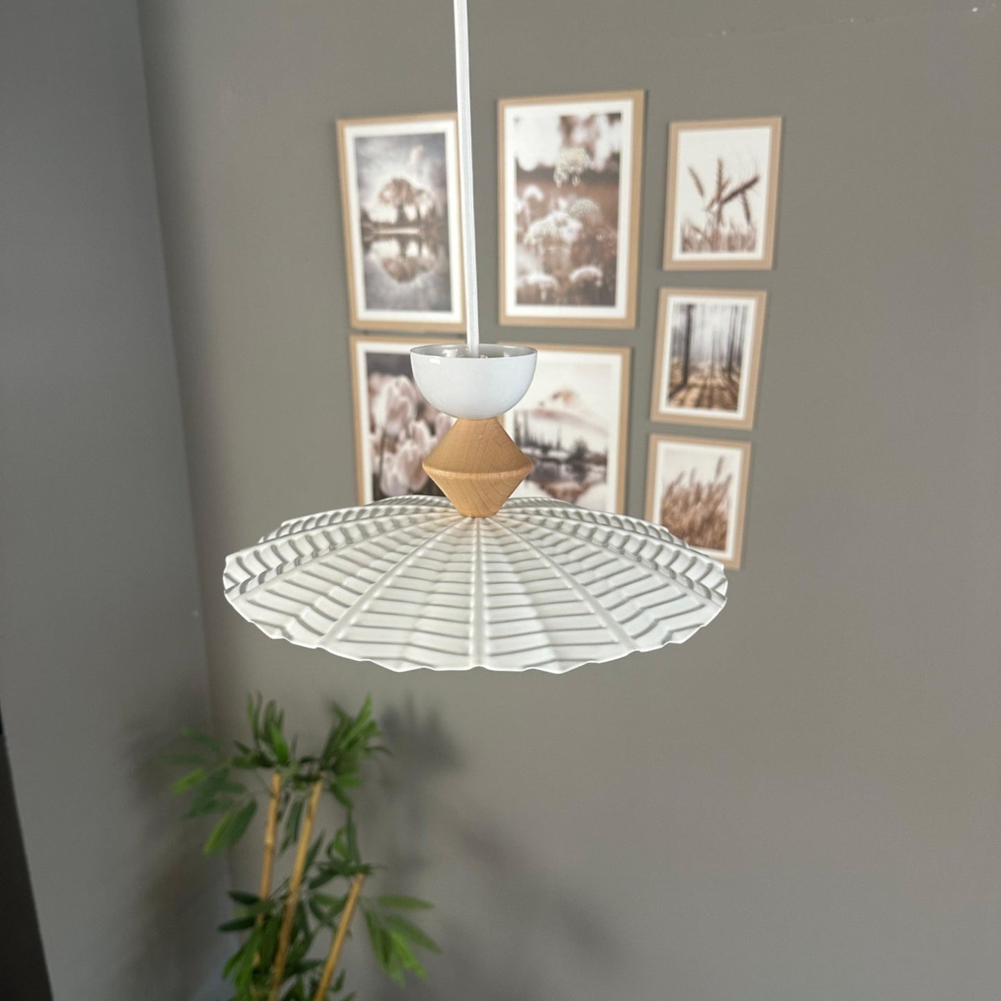 Pendelleuchte Moriva Metall Ø24cm, Modern Hängelampe