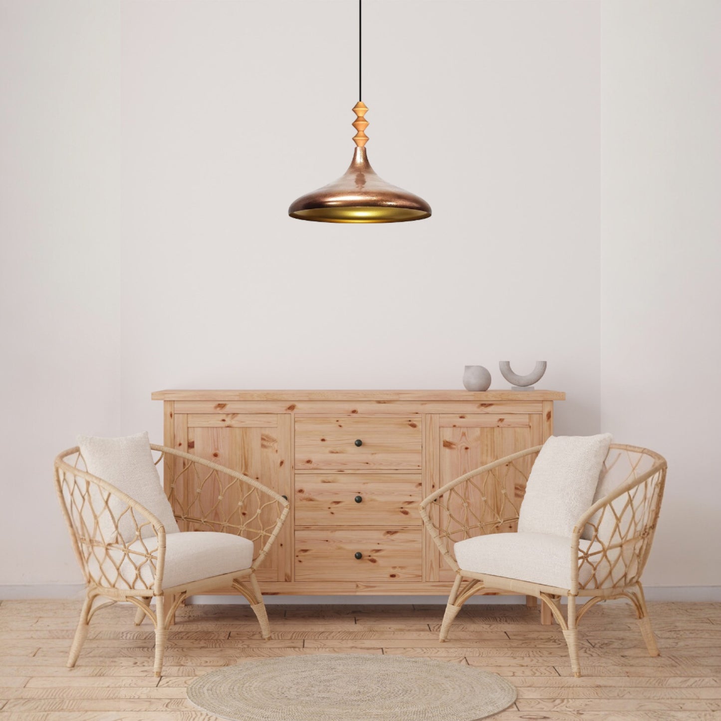 Pendelleuchte Champion Ø35 cm Metall E27 Moderne Lampe, Ohne Leuchtmittel