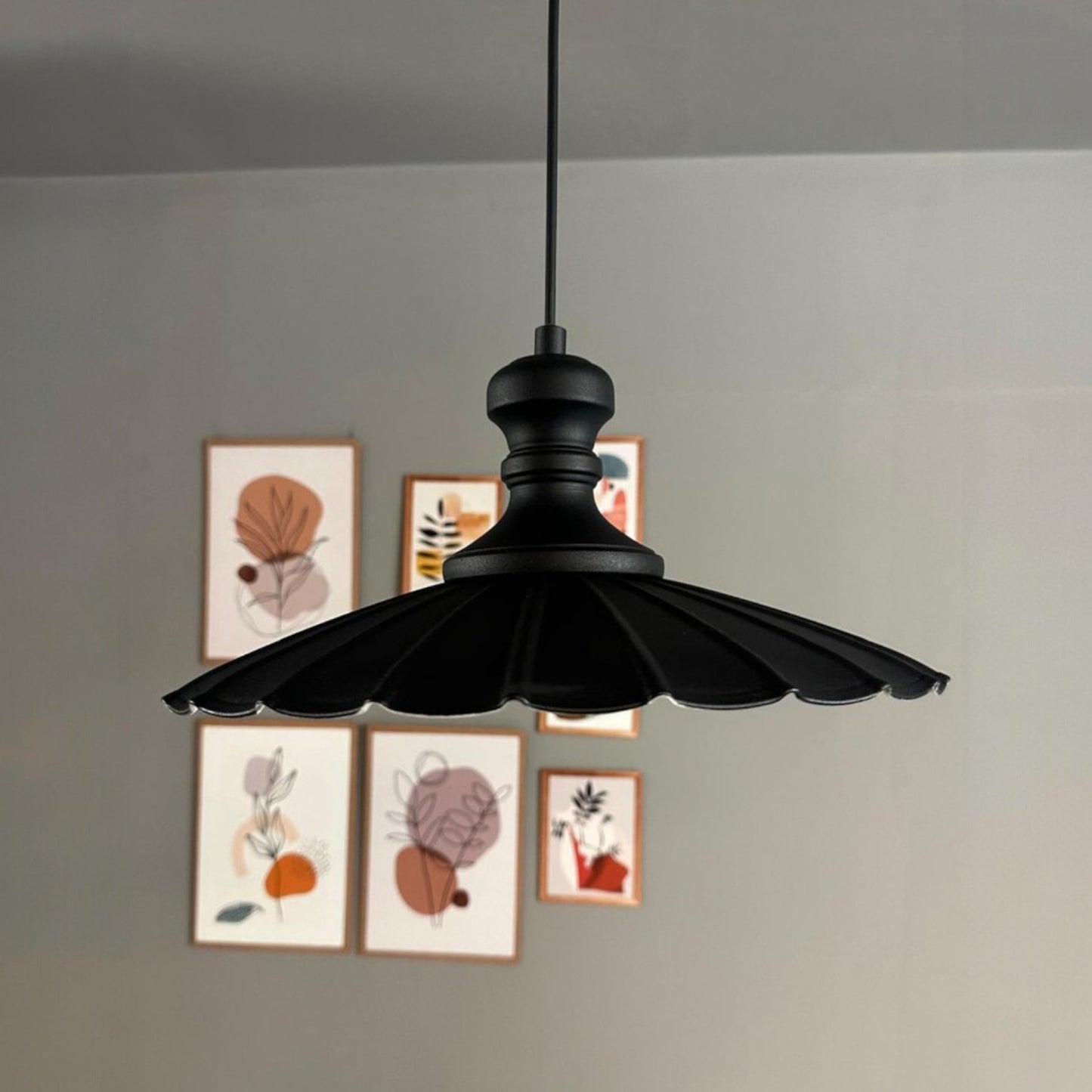 Pendelleuchte Risso Metall Ø34cm, Modern Hängelampe