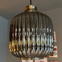 Mopa Glas Honig Farbe Einzel Kronleuchter Retro Pendelleuchte