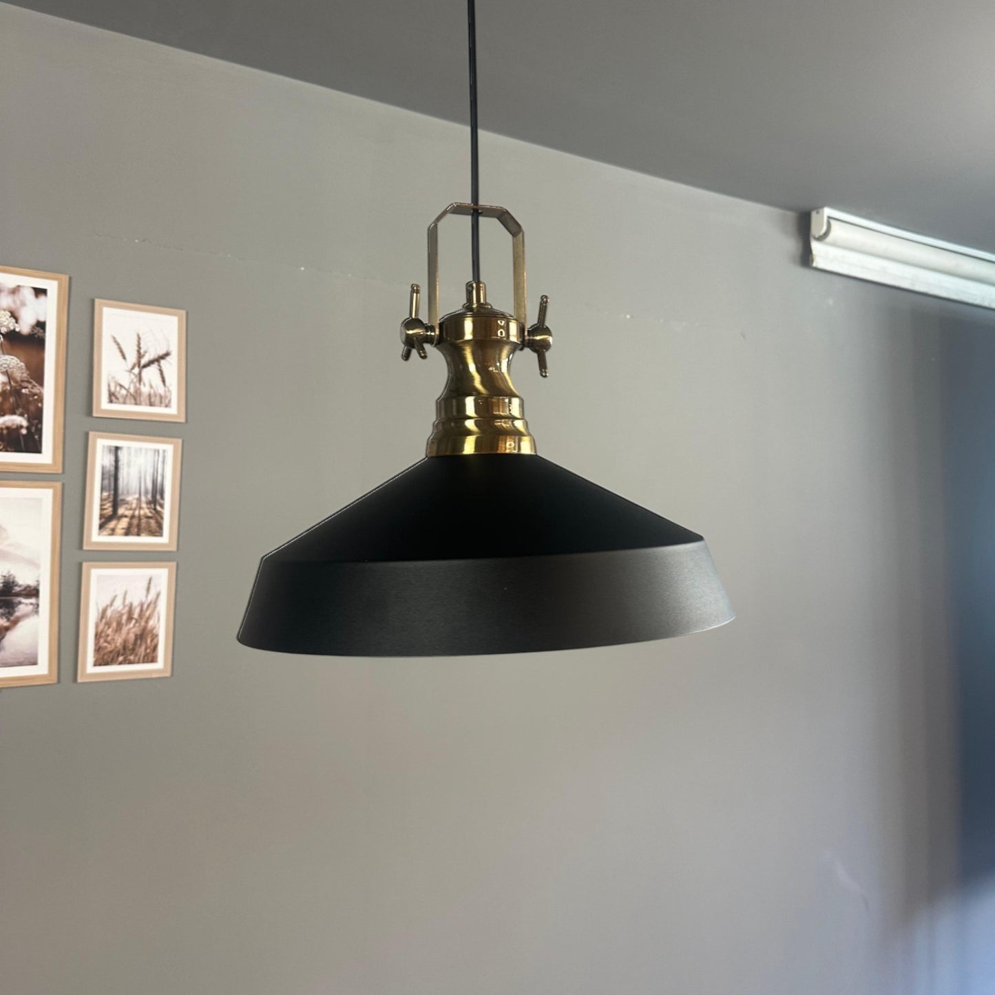 Pendelleuchte Lema Ø37,5 cm, Metall Hängelampe