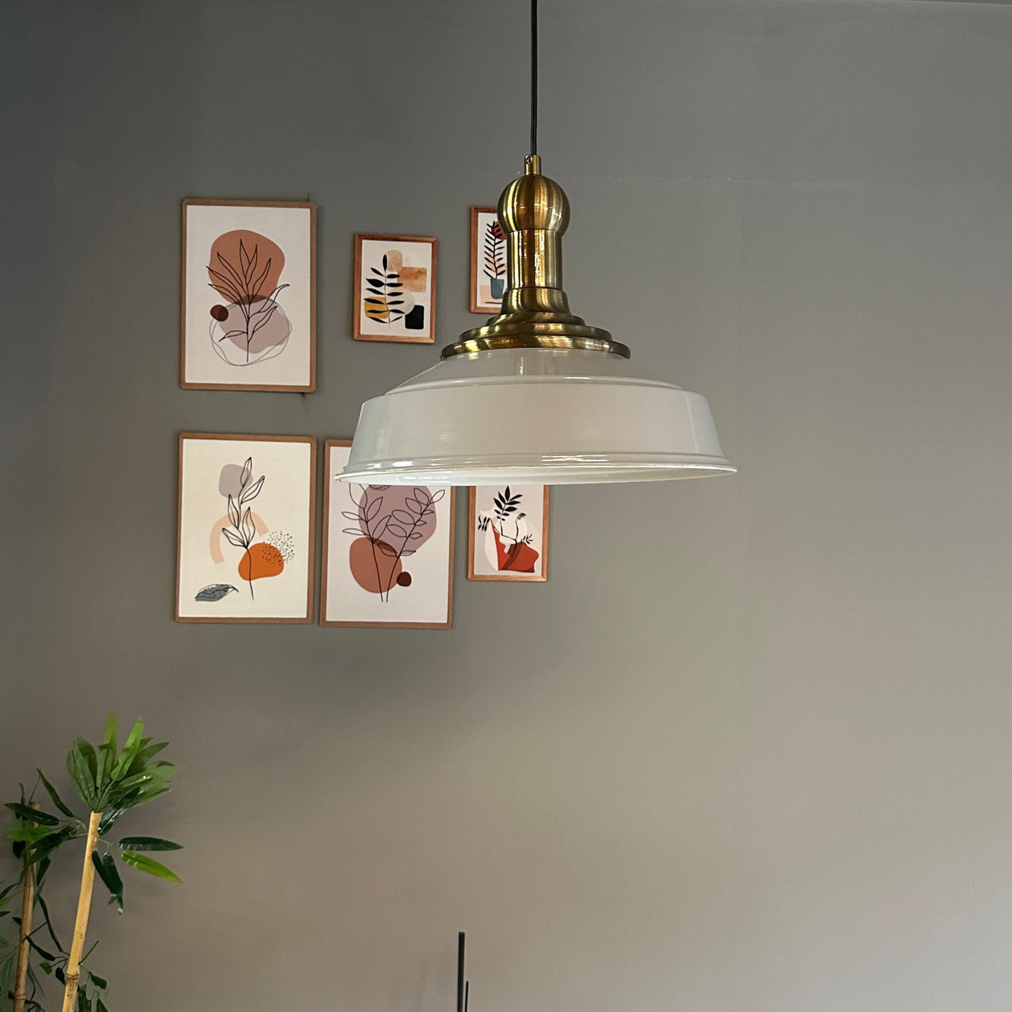 Pendelleuchte Pendelleuchte Carmelo Knob Ø35 cm, Metall Hängelampe