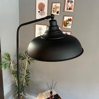 Stehlampe Velor Schatten Ufo Kopf Moderne Dekorative Metall Stehlampe