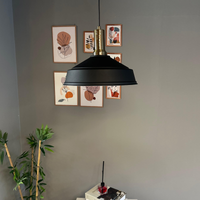 Pendelleuchte Carmelo Fackel Ø35 cm, Metall Hängelampe