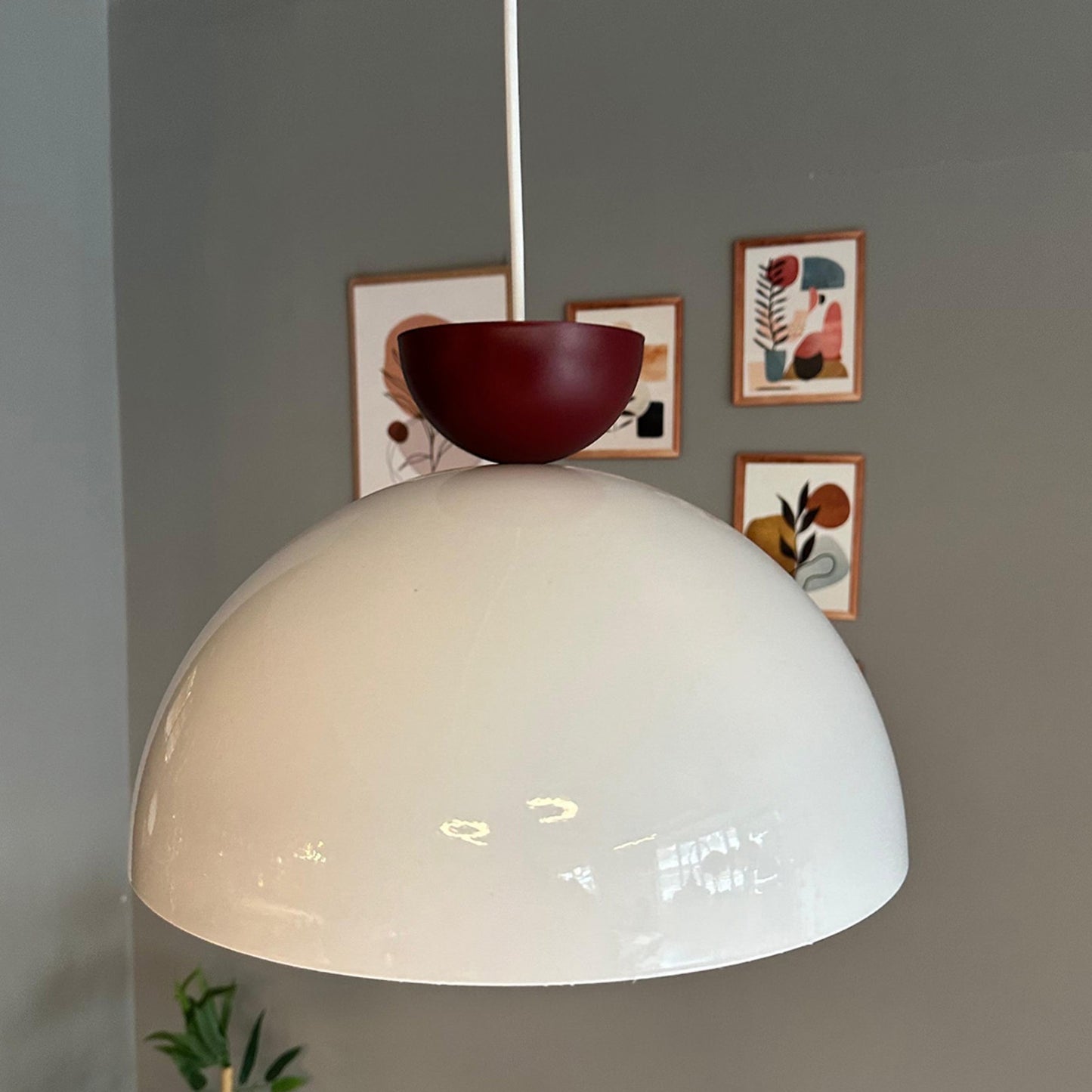 Pendelleuchte Yimpi Metall Ø30cm, Modern Hängelampe