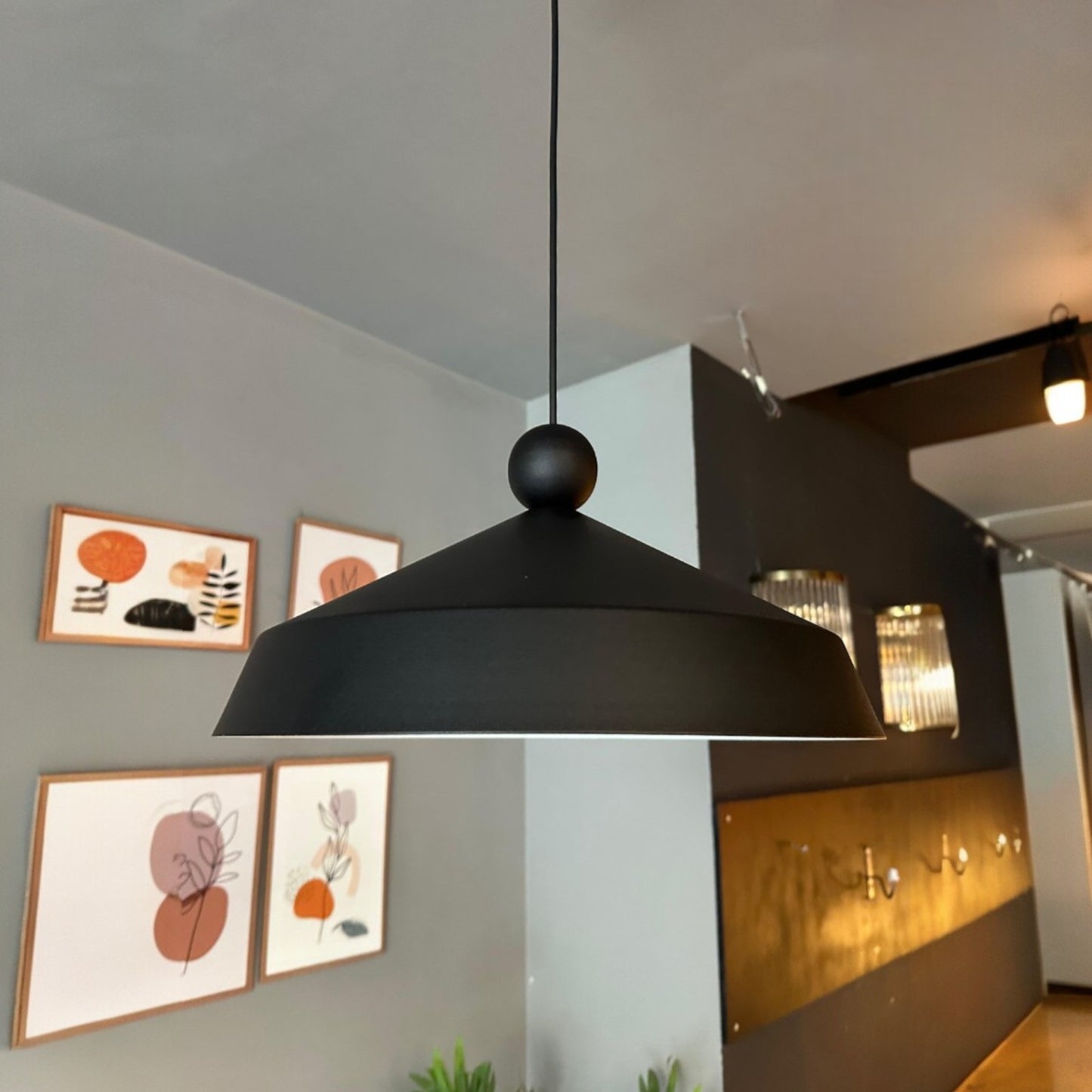 Pendelleuchte Lema Metall Ø37,5 cm, E27, Vintage Lampe