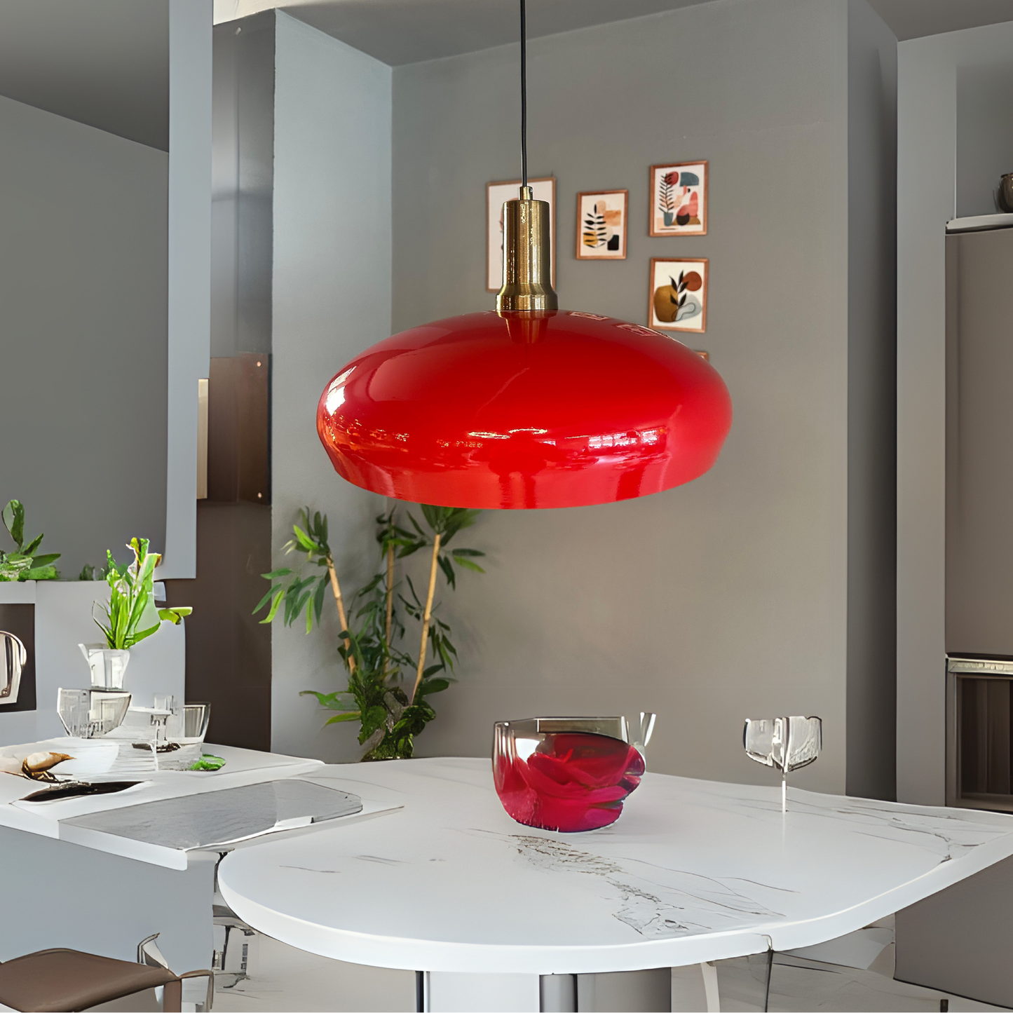 Pendelleuchte Estrela Metall Ø40cm, Modern Hängelampe