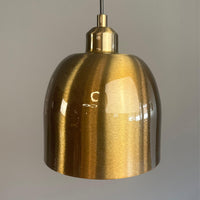 Pendelleuchte Deep Kopfteil Halbe Tulpe Metall Ø17,5 cm E27, Vintage Lampe