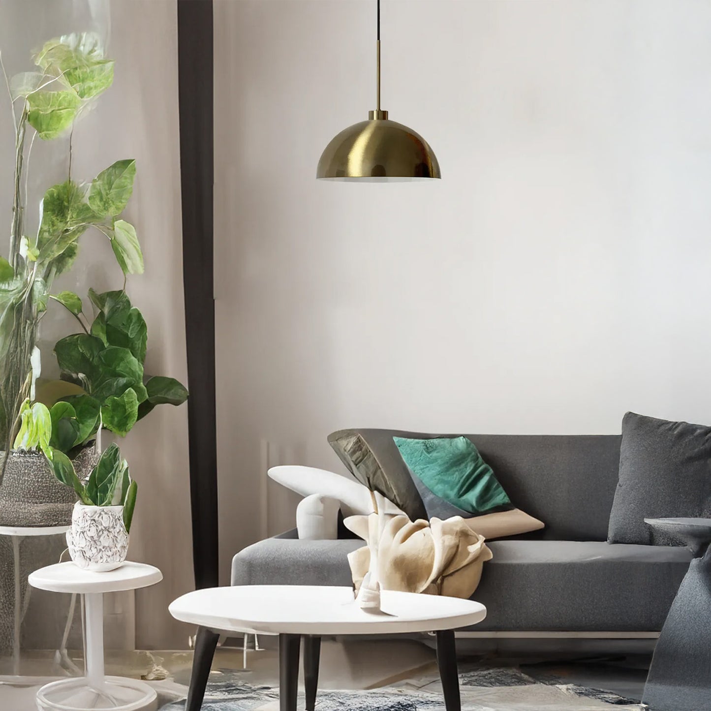 Pendelleuchte Yimpi Pendelleuchte Hängelampe aus Metall Ø43 cm Lampe