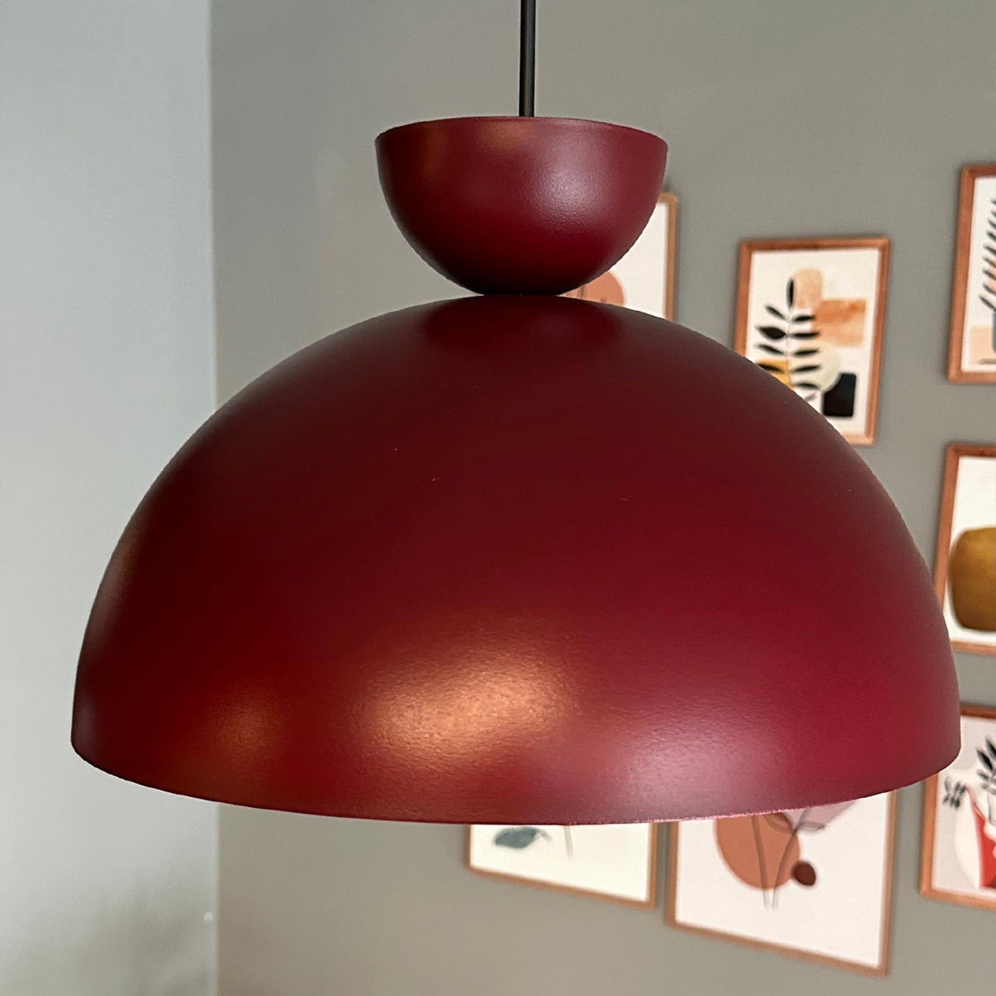 Pendelleuchte Yimpi Metall Ø30cm, Modern Hängelampe