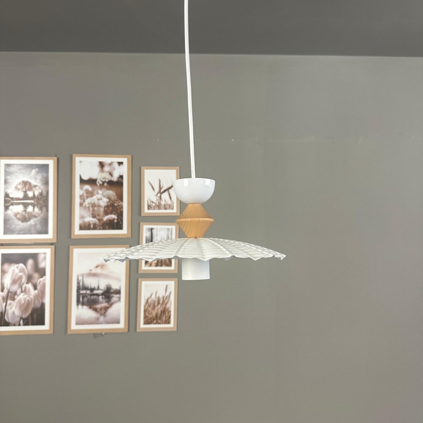 Pendelleuchte Moriva Metall Ø24cm, Modern Hängelampe