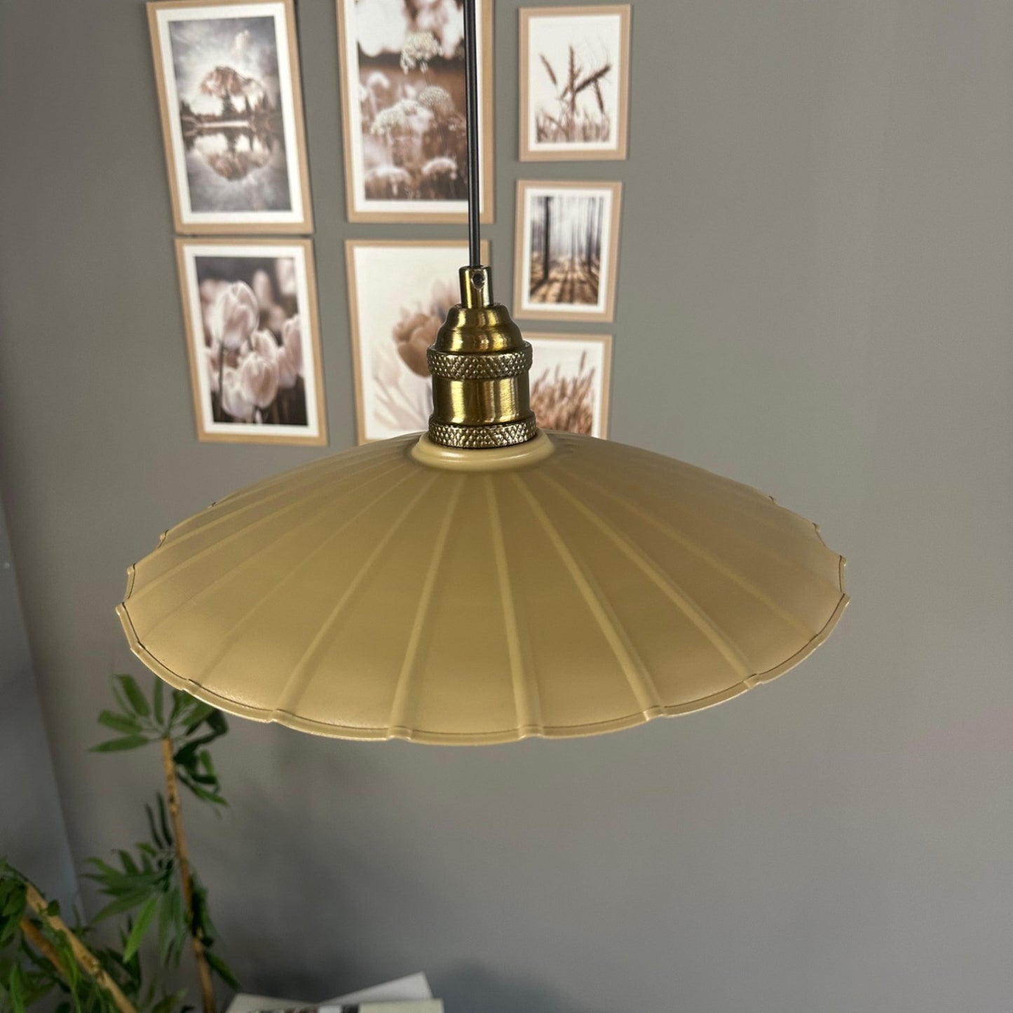 Pendelleuchte Risso Metall Ø34cm, Modern Hängelampe ohne Leuchtmittel