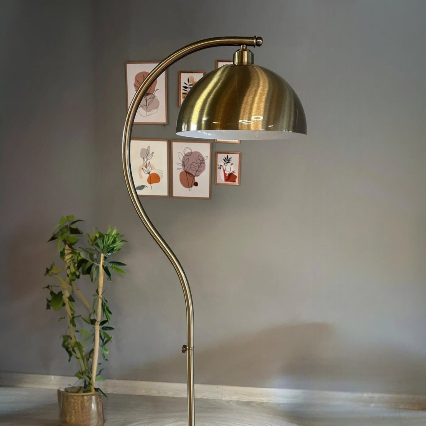 Stehlampe Bewegender Ufo Kopf Moderne Dekorative Metall Stehlampe