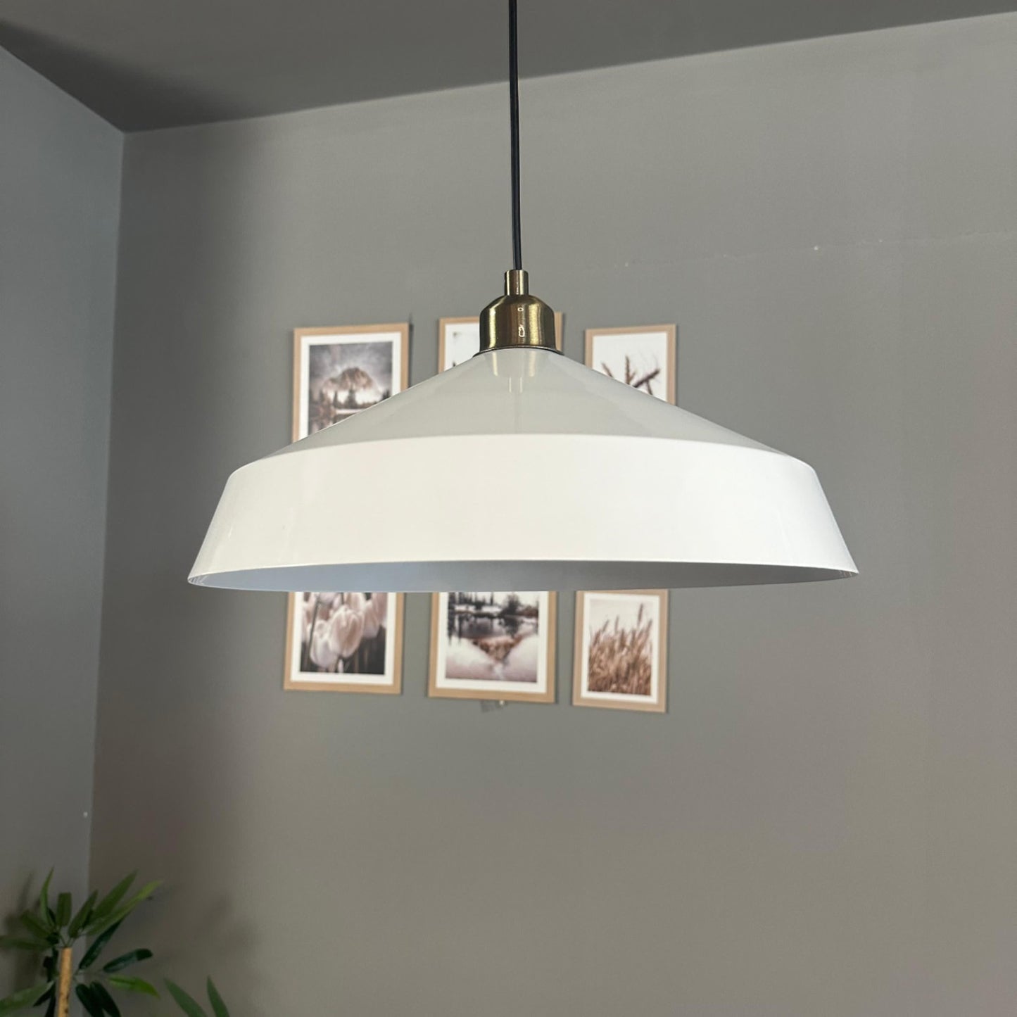 Pendelleuchte Lema HalbeTulpe Ø37,5 cm, Metall Hängelampe