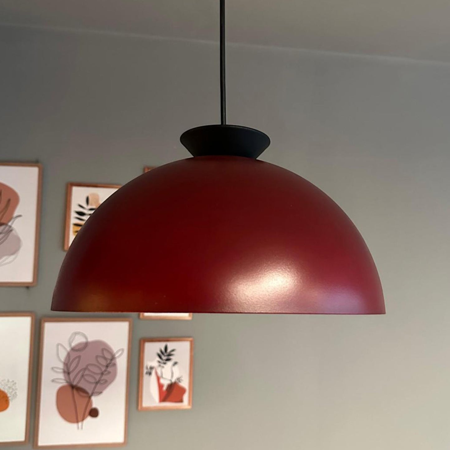 Pendelleuchte Yimpi Schüssel Metall, Modern Hängelampe