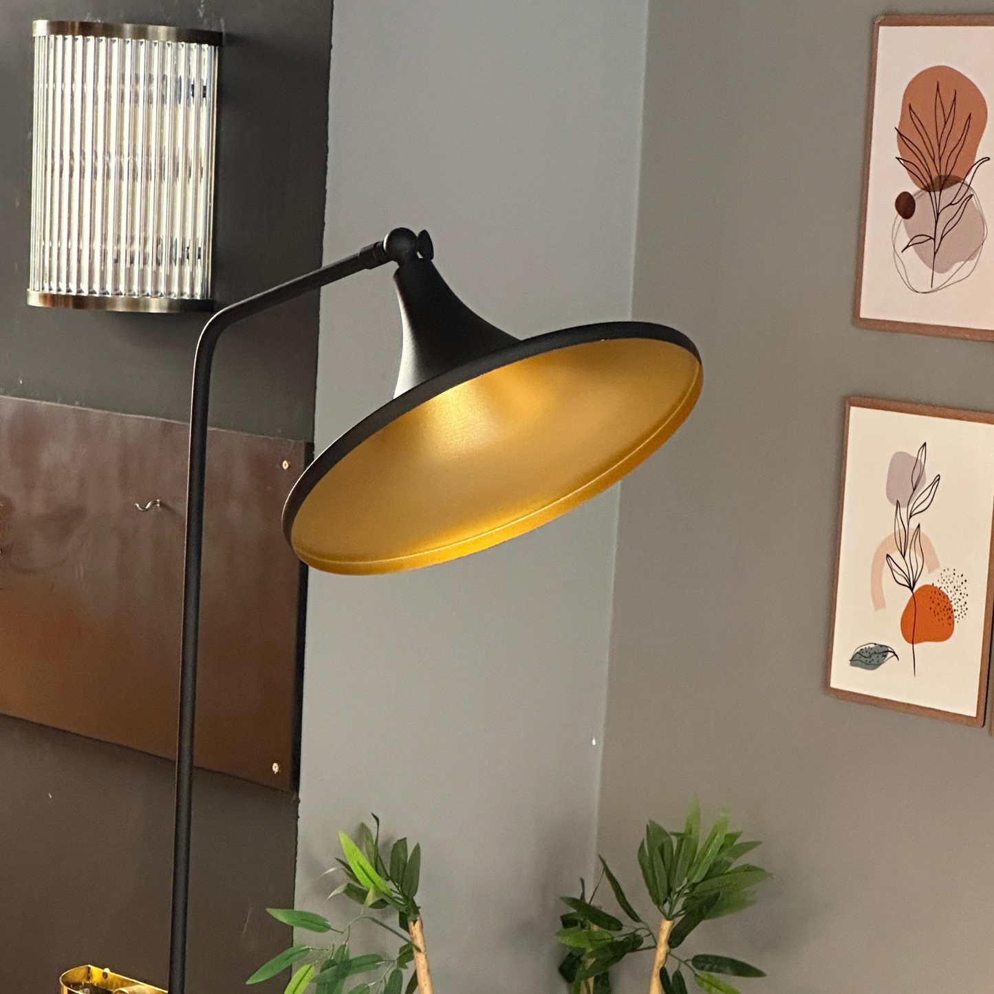 Stehlampe Zanor Schatten Ufo Kopf Moderne Dekorative Metall Stehlampe