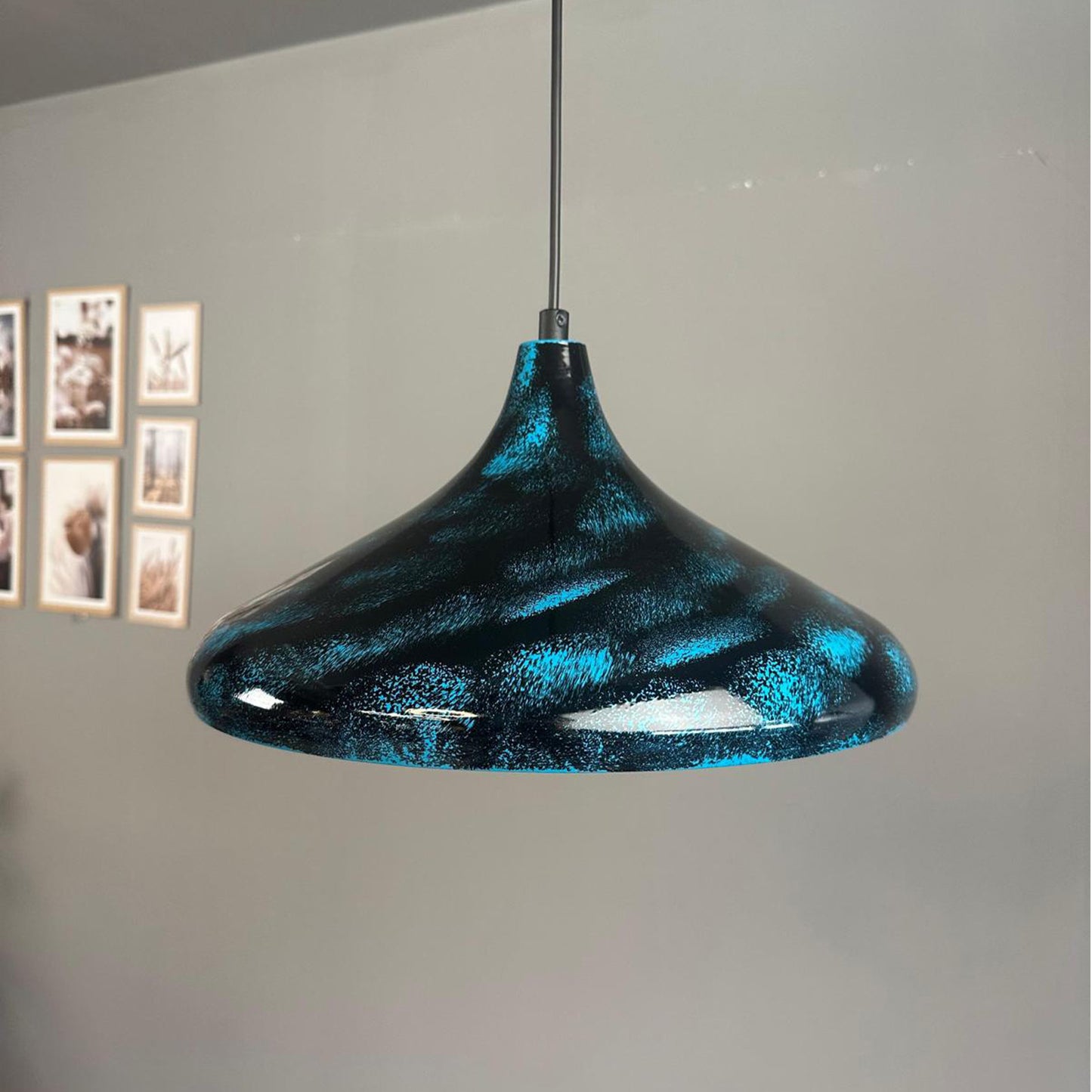 Bamyum Pendelleuchte Durchmesser 35 cm E27 Metall Moderne Lampe