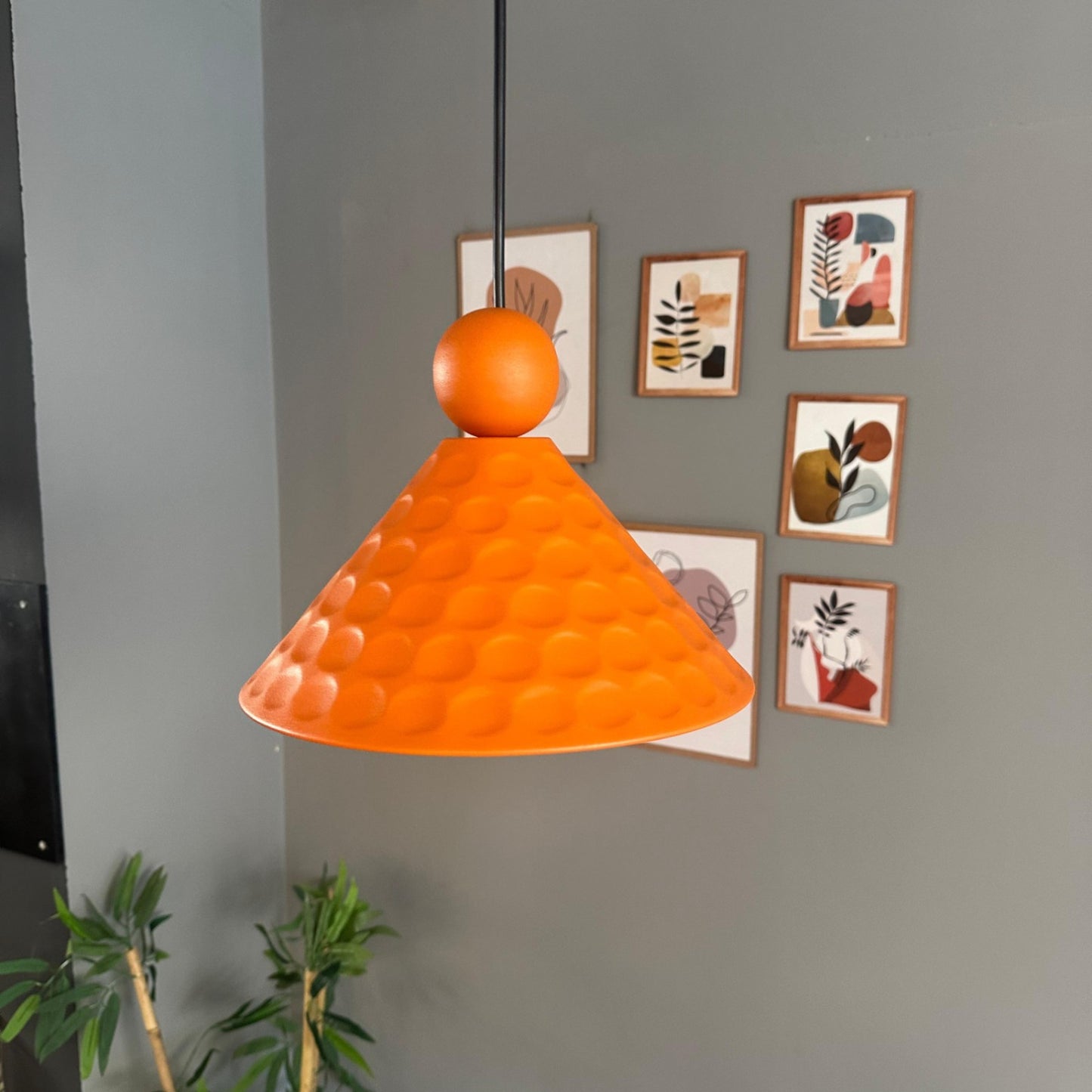 Pendelleuchte Rumy Perle Metall, Modern Hängelampe