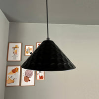 Rummy Pendelleuchte aus Holz, 24 cm Hängelampe Metall E27