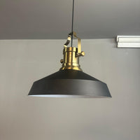 Pendelleuchte Lema Ø37,5 cm, Metall Hängelampe ohne Leuchtmittel