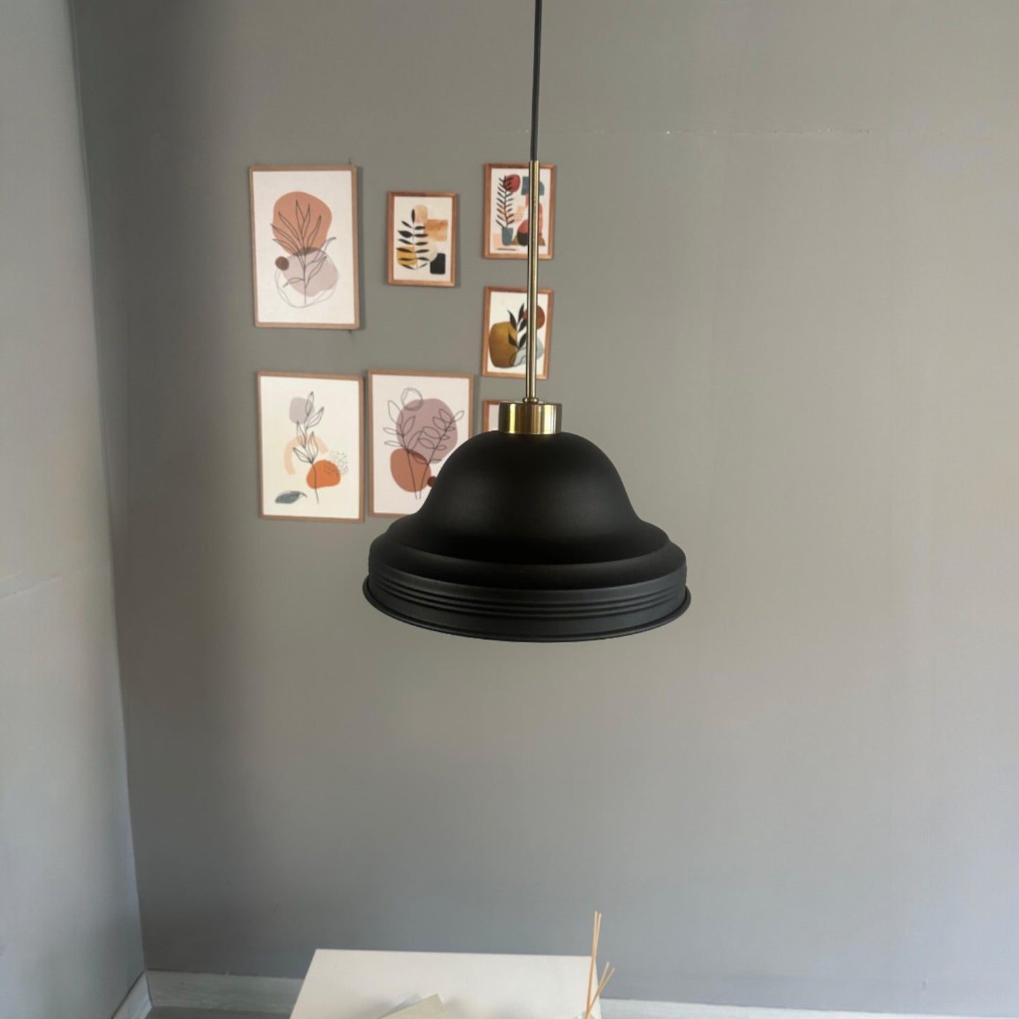 Pendelleuchte Asletl Hängelampe Industrial aus Metall Ø40 cm, Pendelleuchte Esstisch