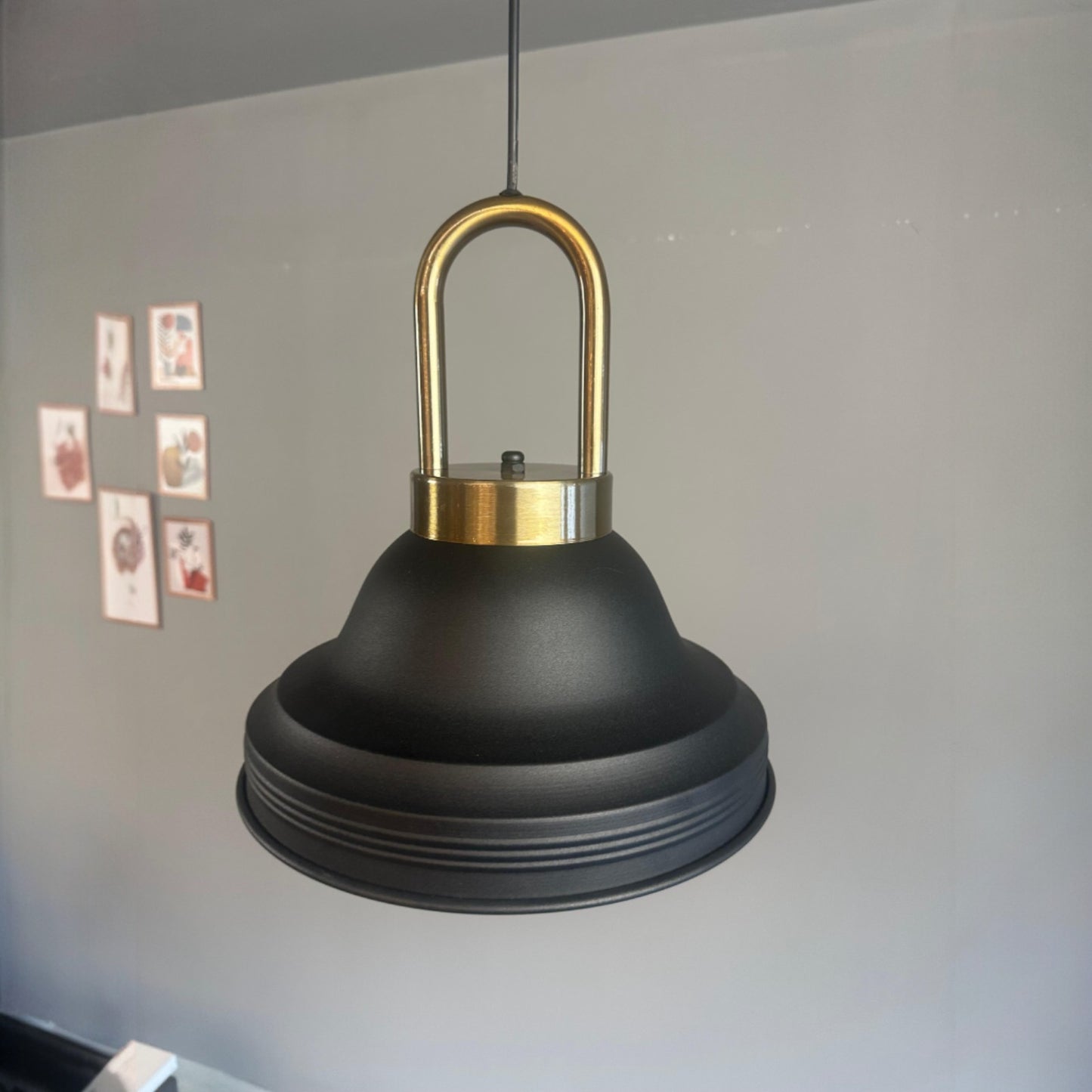 Pendelleuchte Asletl Hängelampe Industrial aus Metall Ø40 cm, Pendelleuchte Esstisch