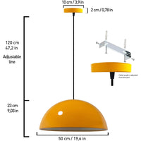 Metall E27 Pendelleuchte Groß