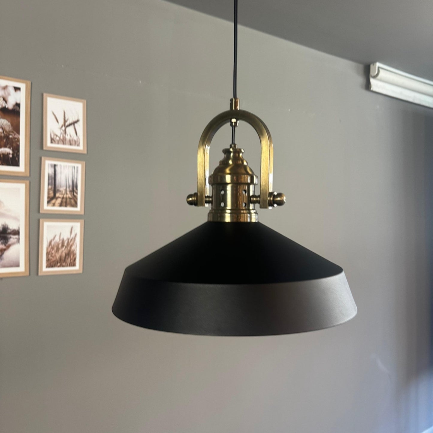 Pendelleuchte Lema Ø37,5 cm, Metall Hängelampe