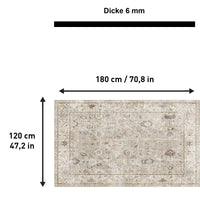 Monty Bedruckter Teppich Chenille-Druck Maschinell Hergestellt