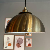 Yimpi Pendelleuchte 30 cm Kupferfarbe Vintage Pendelleuchte