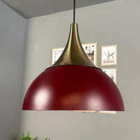 Pendelleuchte Yimpi Dome 30 cm Industrielle Hängelampe