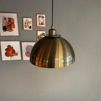 Yimpi Pendelleuchte 30 cm Kupferfarbe Vintage Pendelleuchte