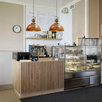 Pendelleuchte Hängelampe Kupferfarbe, E27, Handgemalt Vintage Industrial Style Lampe