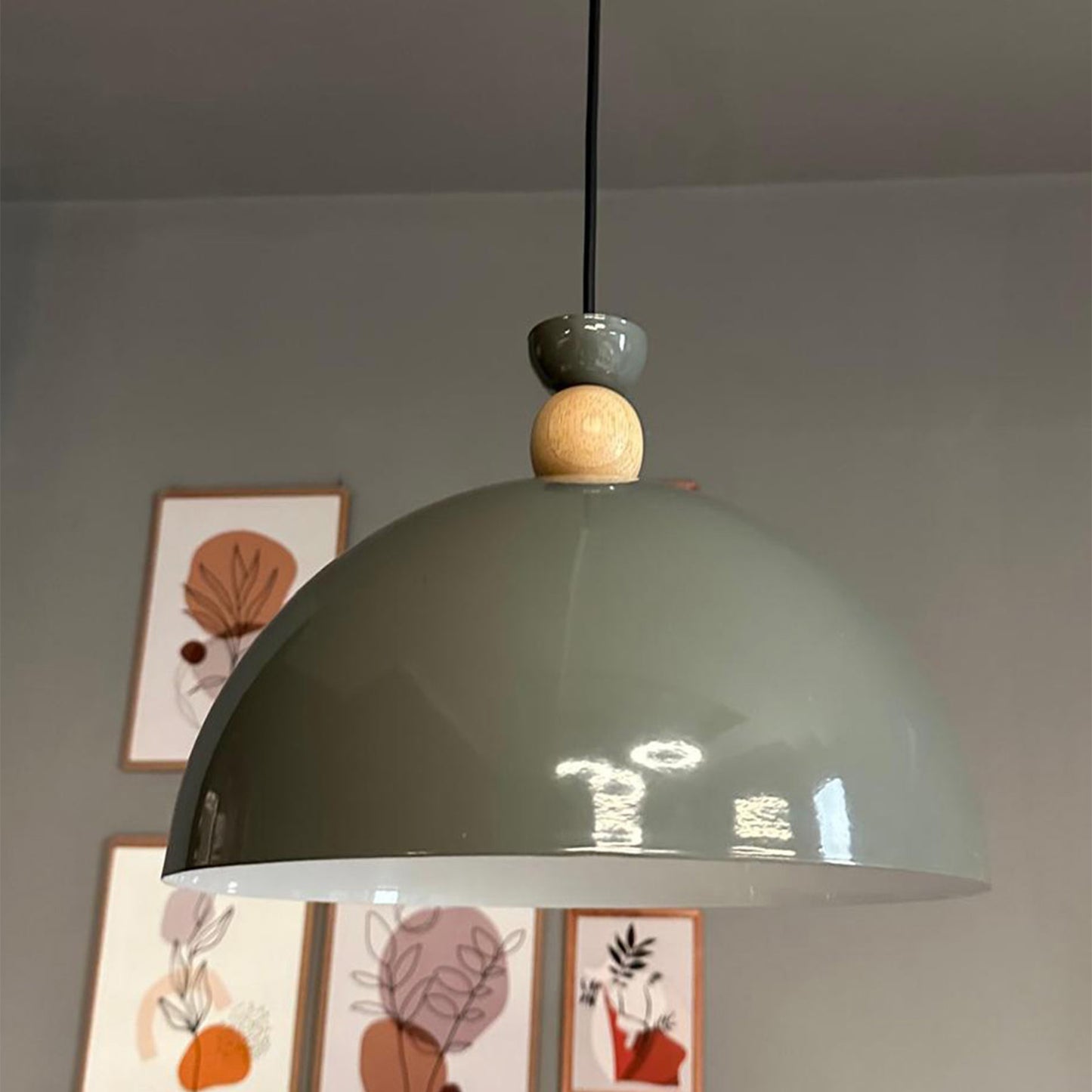 Hängelampe Industriell Lampe Vintage Holz Hängeleuchte