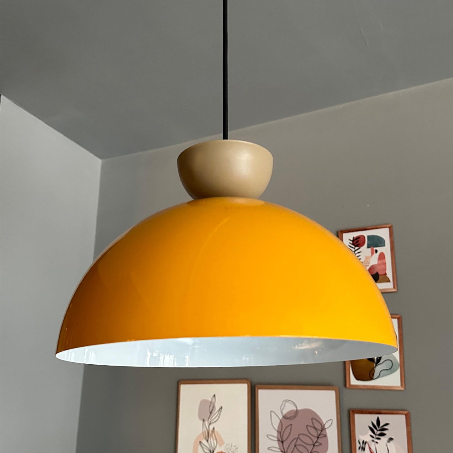 Hängelampe Yimpi 30 cm, Vintage Pendelleuchte