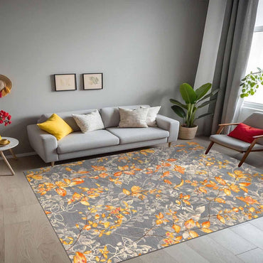 Bedruckter Teppich Sunfas Chenille Print Maschinell hergestellt, waschbarer Vintage-Teppich