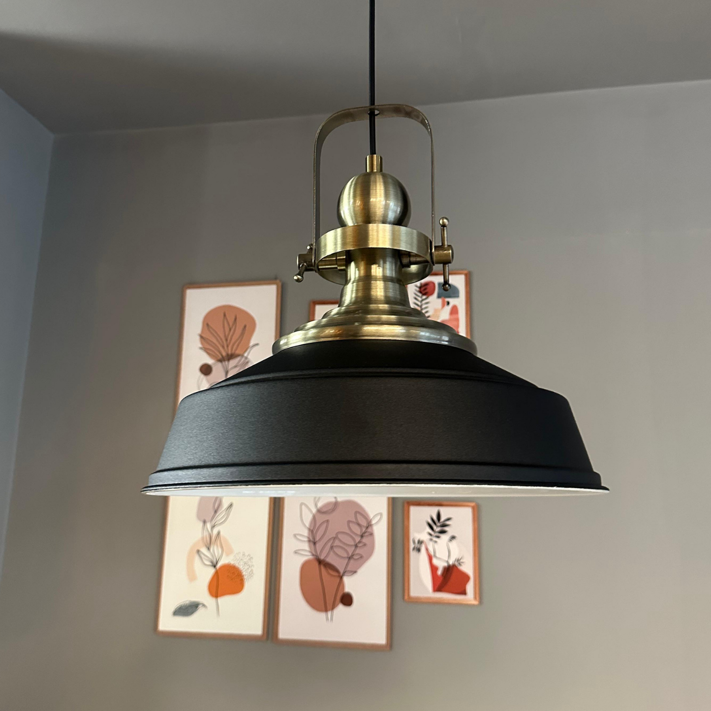 Pendelleuchte Carmelo Ø35 cm, Metall Hängelampe