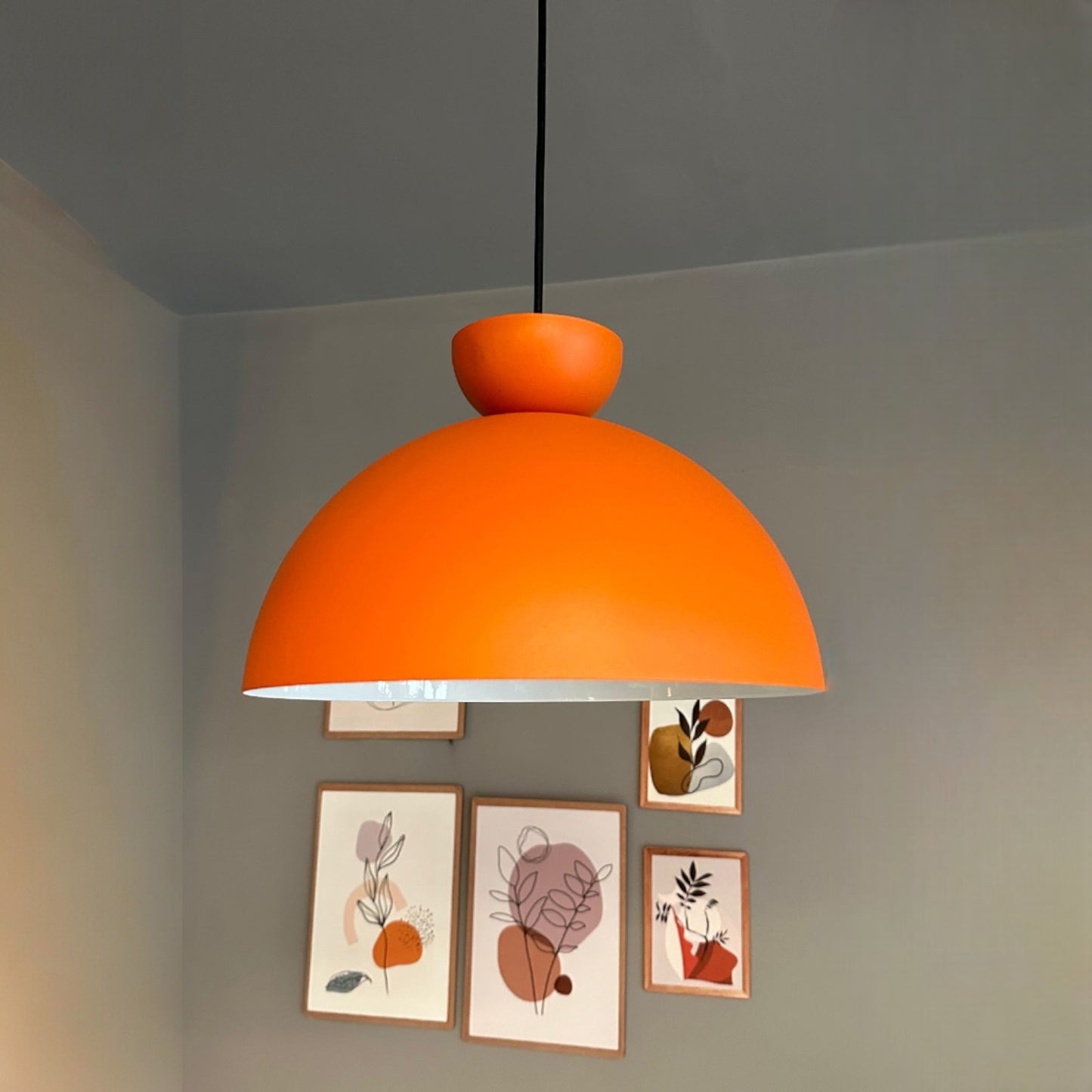 Pendelleuchte Yimpi Metall Ø30 cm, E27, Vintage Pendelleuchte ohne Leuchtmittel