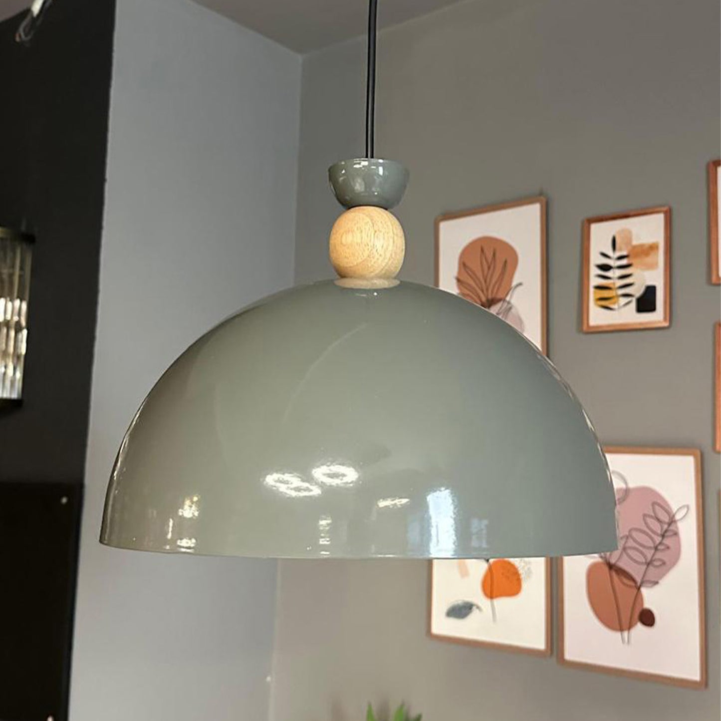 Hängelampe Industriell Lampe Vintage Holz Hängeleuchte