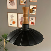 Pendelleuchte Risso Langer Bauer Metall, Modern Hängelampe ohne Leuchtmittel