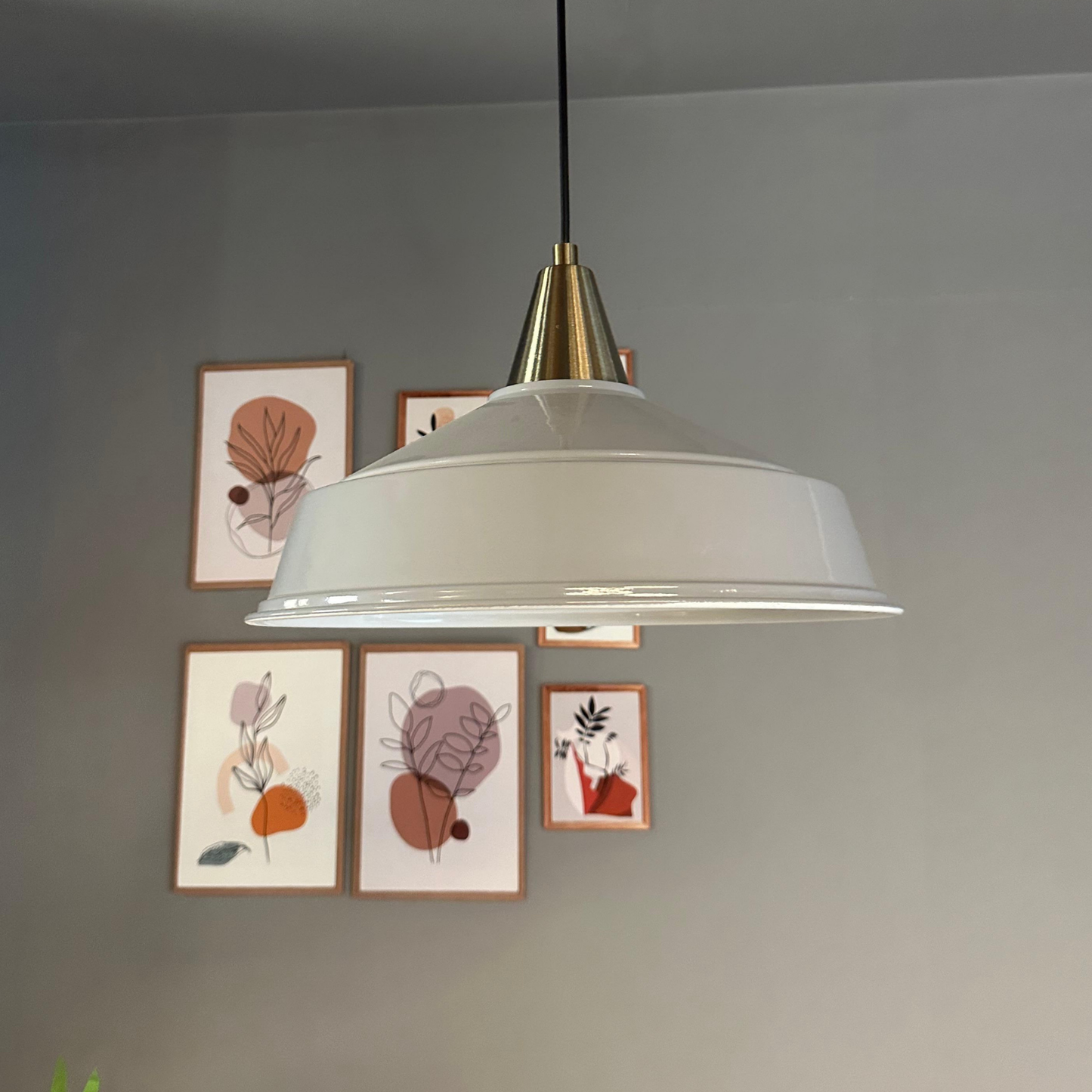 Pendelleuchte Carmelo Schlot Ø35 cm, Metall Hängelampe