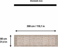 Bedruckter Teppich Tasle Chenille Print Maschinell hergestellt, waschbarer Vintage-Teppich