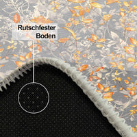 Bedruckter Teppich Sunfas Chenille Print Maschinell hergestellt, waschbarer Vintage-Teppich