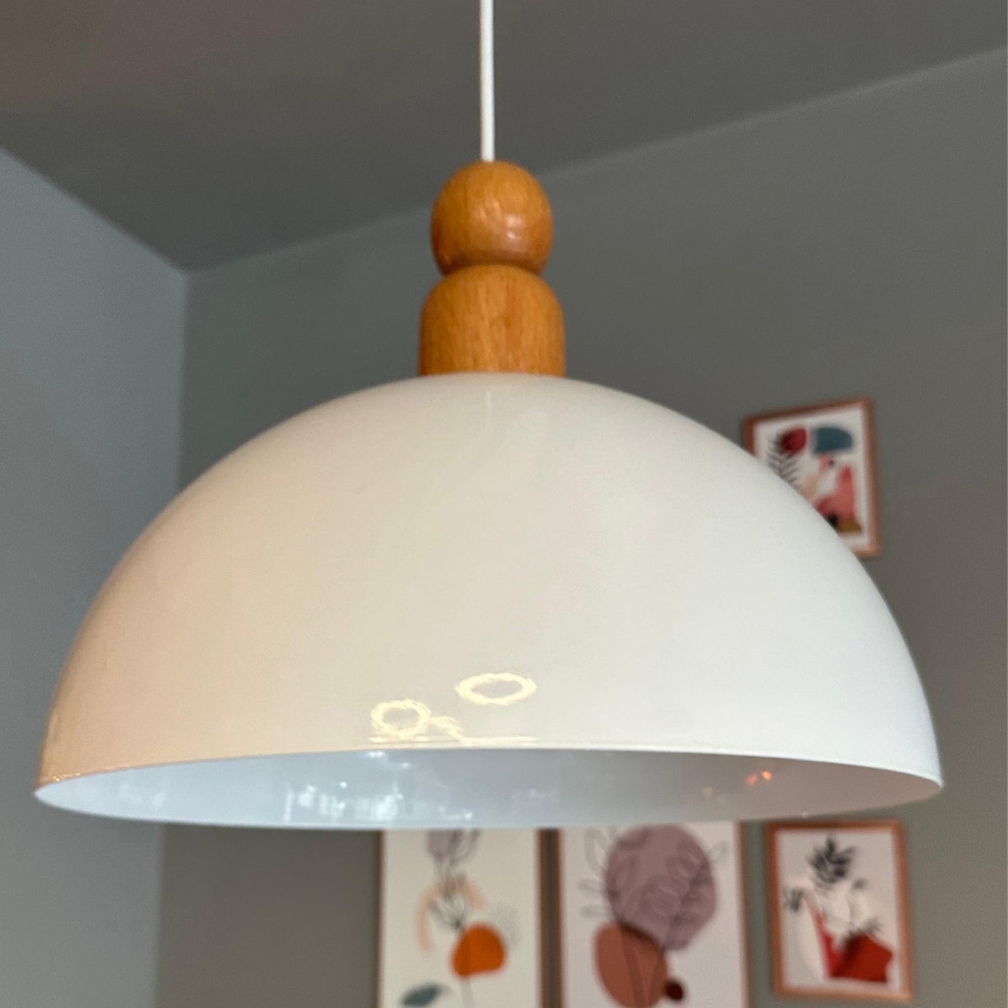 Pendelleuchte Yimpi Wulst Holz Metall