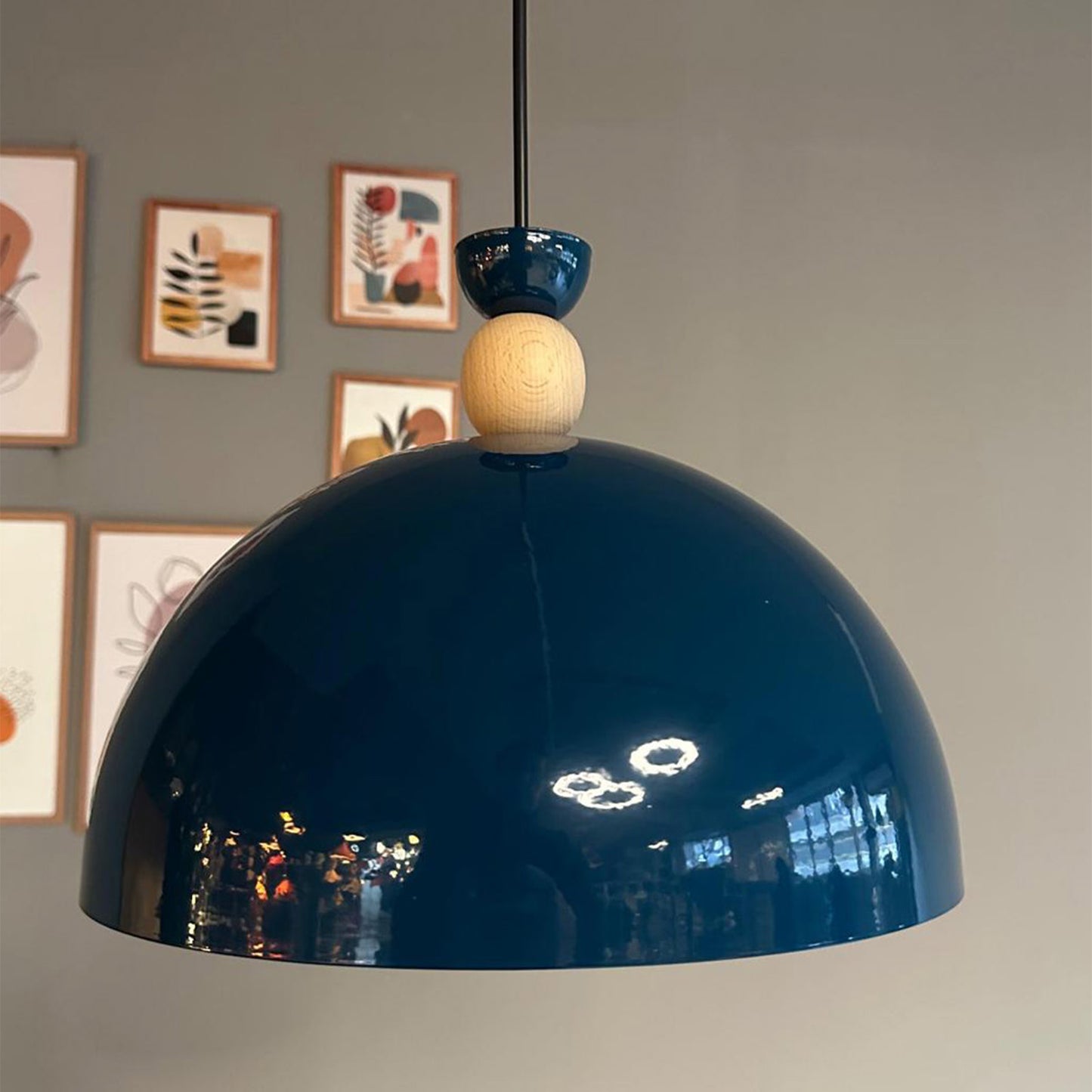 Hängelampe Industriell Lampe Vintage Holz Hängeleuchte