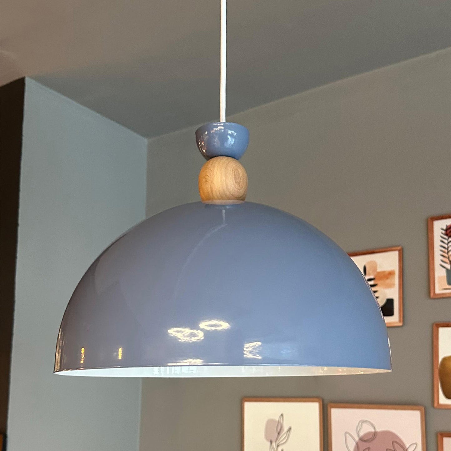Hängelampe Industriell Lampe Vintage Holz Hängeleuchte