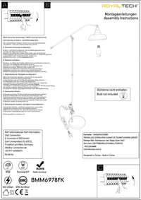 Stehlampe Bewegender Ufo Kopf Moderne Dekorative Metall Stehlampe