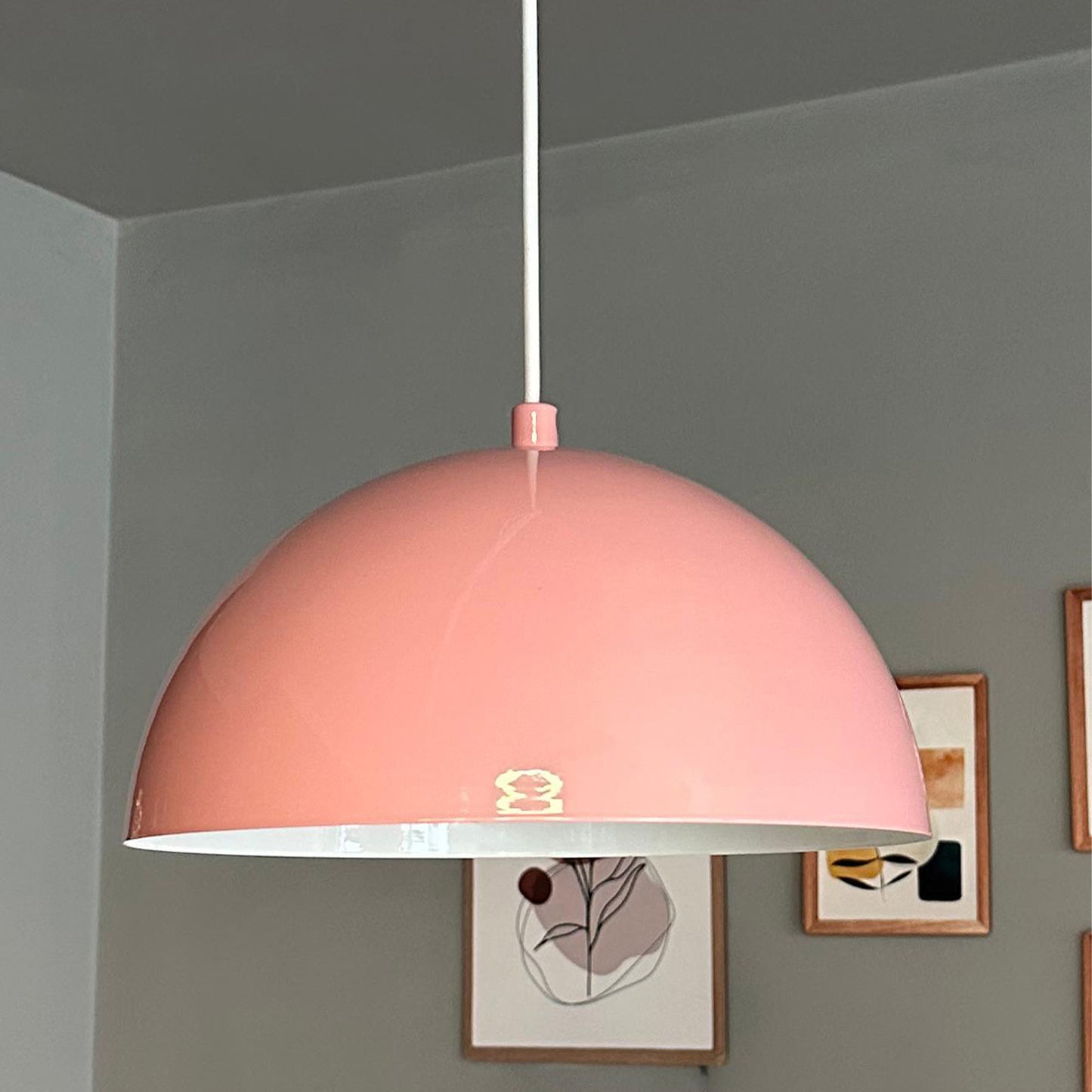 Lipeo Pendelleuchte Vintage Ø26cm Hängelampe Metall E27