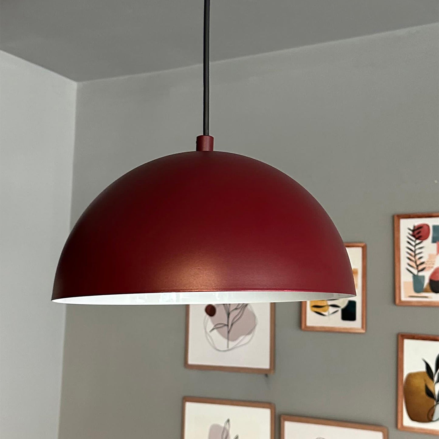 Lipeo Pendelleuchte Vintage Ø26cm Hängelampe Metall E27